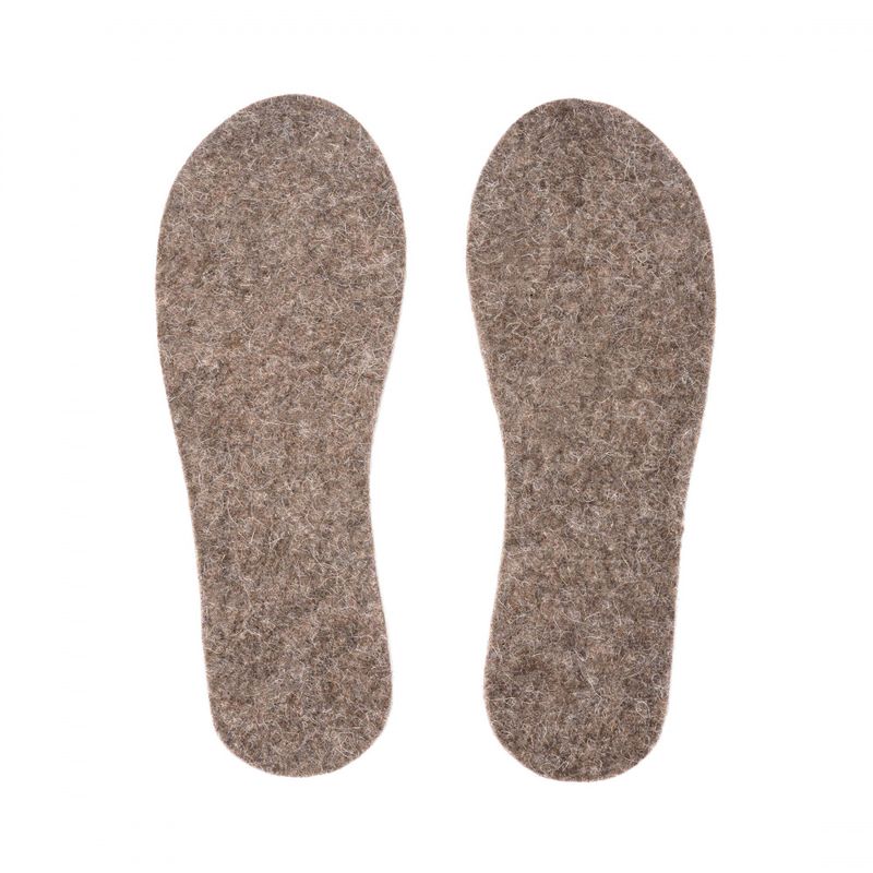 Wool Insole Eco - Natural brown